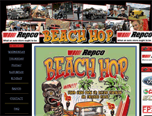 Tablet Screenshot of beachhop.co.nz